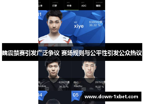 魏震禁赛引发广泛争议 赛场规则与公平性引发公众热议